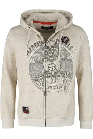 Rock Rebel Hettejakke - Hettejakke med Prints - S til XXL - Herrer