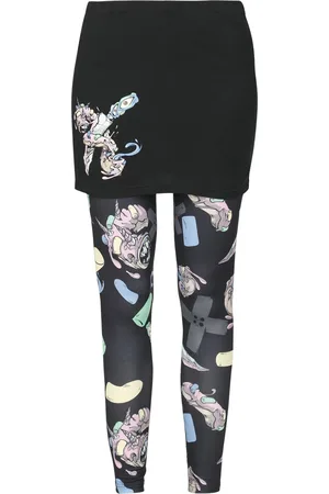 RED by EMP Leggings - Leggings med monster smultring print - S til XL - Damer
