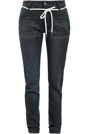 RED by EMP Jeans - Komfortable stoffbukser med lommer - W26L32 til W29L32 - Damer