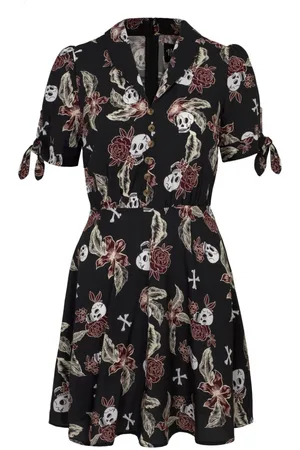 Hell Bunny Rockabilly Kort kjole - Alani Mini Dress - XS til XL - Damer