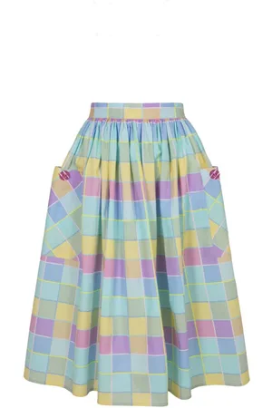 Hell Bunny Middellangt skjørt - Skye Skirt - XS til M - Damer