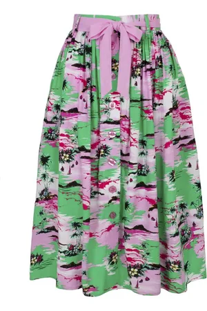 Hell Bunny Middellangt skjørt - Kai Skirt - XS til XL - Damer