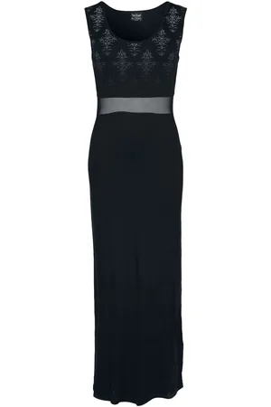 Alchemy Goth Lang kjole - Deadly Damask - L til XXL - Damer