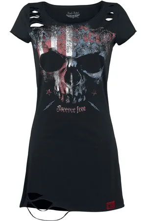 Rock Rebel Kort kjole - Living Legend - XS til 5XL - Damer