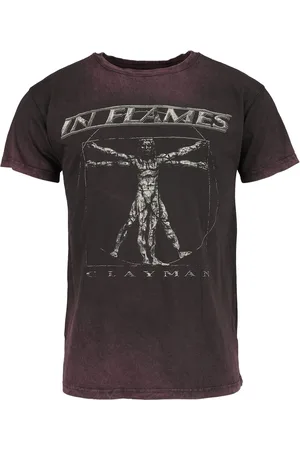 IN FLAMES T-skjorte - Clayman Vitruvian - S til 3XL - Herrer