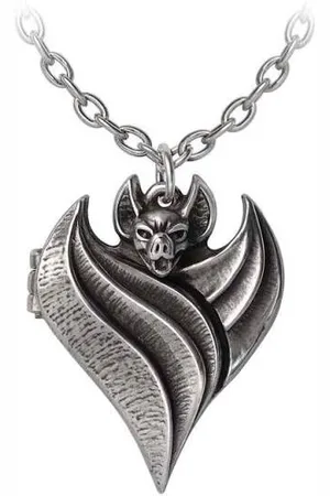 Alchemy Goth Halskjede - Darken Heart Locket - Damer
