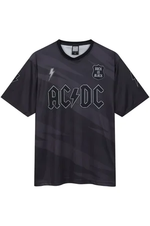 AC/DC Jersey - Rock FC - Back in Black - XS til L - Herrer