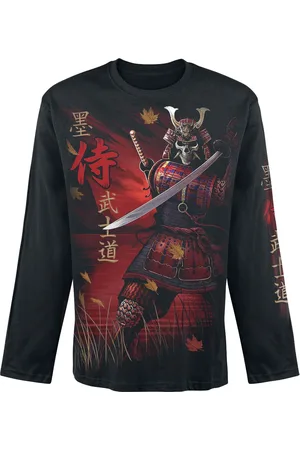 Spiral Goth Langermet skjorte - Samurai - L til XXL - Herrer