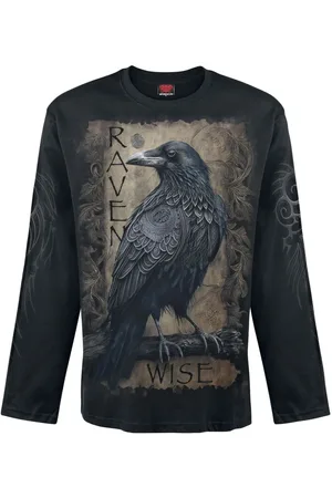 Spiral Langermet skjorte - Raven Wise - M til XXL - Herrer