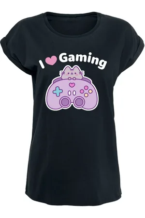 Pusheen Gaming T-skjorte - I Love Gaming - S til XXL - Damer
