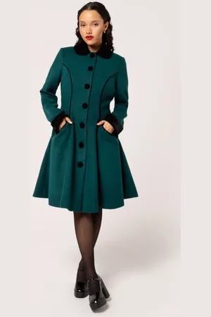 Hell Bunny Goth Frakker - Harper Coat - XS til XL - Damer