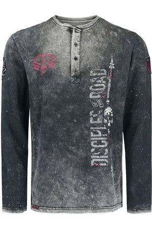 Rock Rebel Langermet skjorte - Through The Glass - M til XL - Herrer