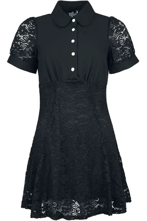 Hell Bunny Goth Middellang kjole - Dominica Dress - XS til L - Damer