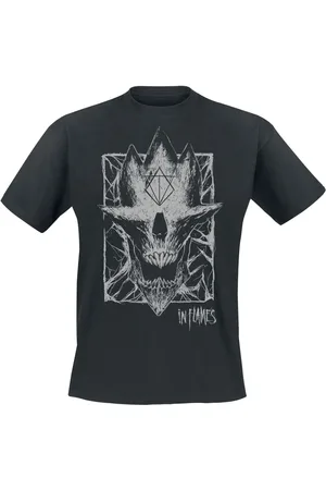 IN FLAMES T-skjorte - Jester Skull - S til 3XL - Herrer