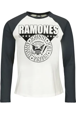 RAMONES Langermet skjorte - Amplified Collection - 3D Crest - S til 3XL - Herrer
