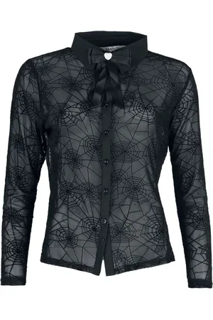 Banned Alternative Goth Bluse - Tangled In Paradise Blouse - S til XL - Damer