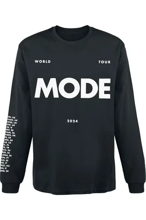 DEPECHE Langermet skjorte - Black Longseeve Mode - S til XXL - Herrer