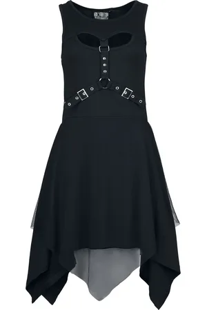 Poizen Industries Goth Kort kjole - Helmi Dress - XS til 3XL - Damer