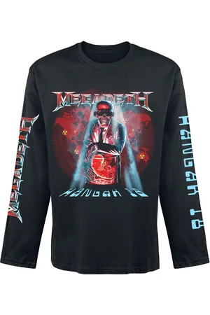 Megadeth Langermet skjorte - Vic Hangar - M til XL - Herrer