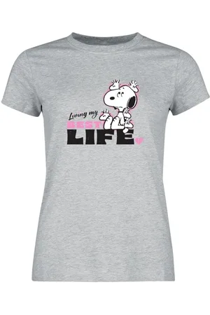 Peanuts T-skjorte - Living My Best Life - S til XXL - Damer
