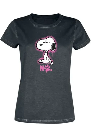 Peanuts T-skjorte - Snoopy - No - M til 3XL - Damer