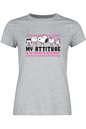 Peanuts T-skjorte - My Attitube Is My Favorite - S til 3XL - Damer