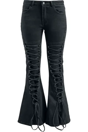 Gothicana Goth Jeans - Nicki - W27L32 til W31L32 - Damer