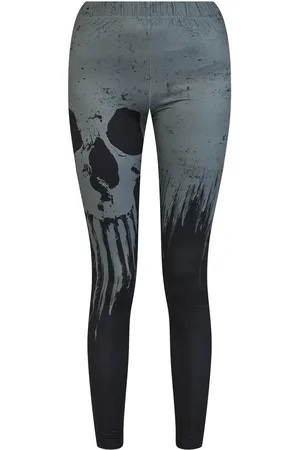 EMP Leggings - Leggings With Skull Print - S til XXL - Damer