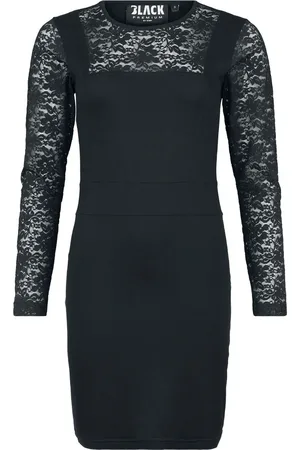 EMP Goth Kort kjole - Lace Me Up - S til XXL - Damer