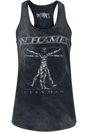 IN FLAMES Topp - Clayman Vitruvian - S til XXL - Damer