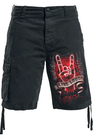 Spiral Goth Shorts - Live Loud - S til XXL - Herrer