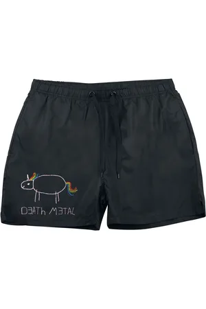 Death Metal Enhjørning Badeshorts - S til XXL - Herrer