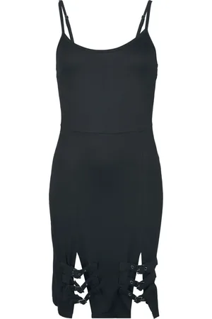 Rock Rebel Kort kjole - Dress with Buckles - S til XXL - Damer