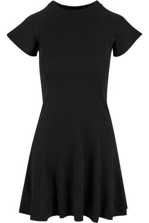 Urban classics Kort kjole - Ladies Ribbed Skater Kjole - XS til 4XL - Damer