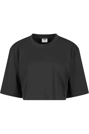 Urban classics T-skjorte - Ladies Heavy Organic Oversized Cropped T-skjorte - S til 4XL - Damer