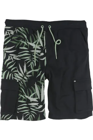 RED by EMP Shorts - Joggeshorts med tropisk print - S til M - Herrer
