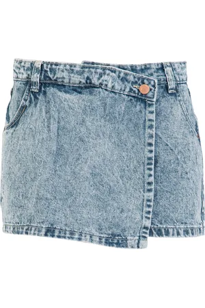 Sublevel Shorts - Denim Skort for Damer - S - Damer