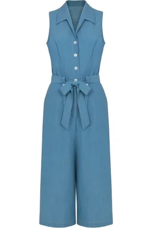 Hell Bunny Rockabilly Jumpsuit - Rylee Jumpsuit - XS til 4XL - Damer