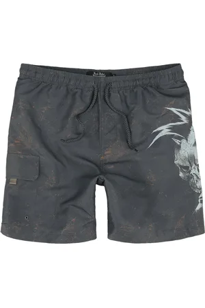Rock Rebel Badeshorts - Rock Skull Swim Shorts - S til XXL - Herrer
