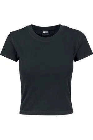 Urban classics T-skjorte - Ladies Stretch Jersey Cropped Tee - XS til XL - Damer
