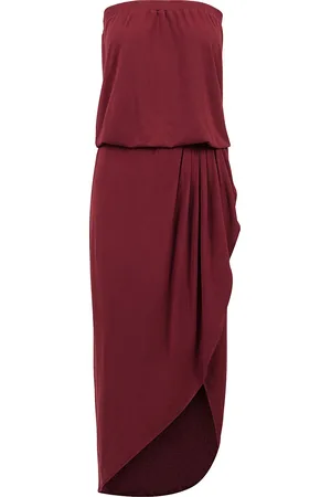 Urban classics Kort kjole - Ladies Viscose Bandeau Dress - XS til 4XL - Damer