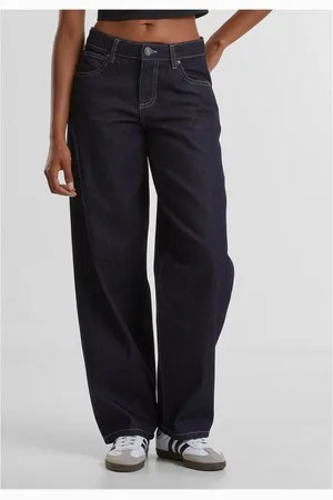 Urban classics Jeans - Ladies Mid Waist 90´s Jeans - 27 til 30 - Damer