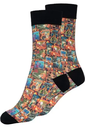 King kerosin Rockabilly Sokker - Seventies Socks - EU39-42 til EU 43-46 - Herrer