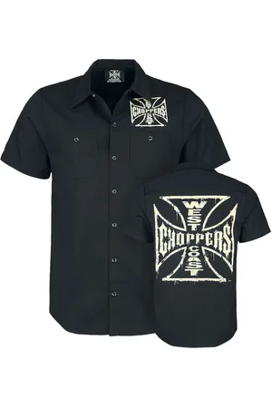 WEST COAST Kortermet skjorte - Distressed OG logo - S til 3XL - Herrer