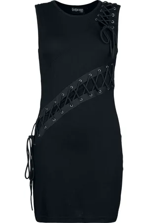 Gothicana Goth Middellang kjole - S til XXL - Damer