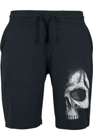 Spiral Goth Shorts - Shadow Skull - S til XXL - Herrer