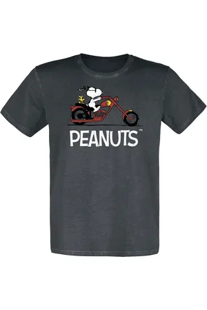 Peanuts T-skjorte - Snoopy - Biker - Rocker - Woodstock - S til 5XL - Herrer