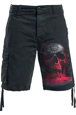 Spiral Goth Shorts - Bleeding Souls - S til XXL - Herrer