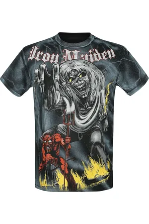 Iron Maiden T-skjorte - Sketched Number Of The Beast - S til XXL - Herrer