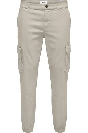 Only & Sons Cargo-bukser - ONSCARTER LIFE CARGO CUFF 0013 BUKSER NOOS - W30L32 til W36L34 - Herrer